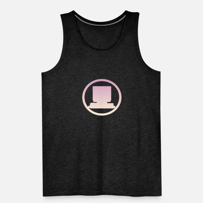 Computerarbeit Computer Computer Männer Premium Bio Tank Top