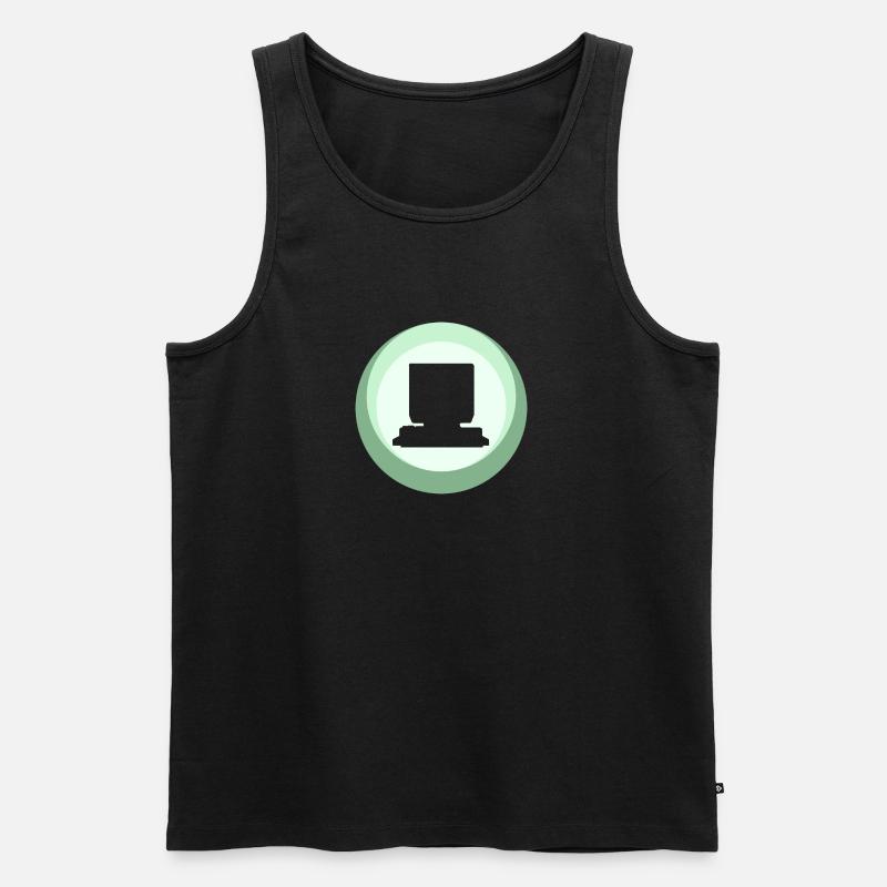 Computer Informatik Online - Männer Premium Bio Tank Top - undefined