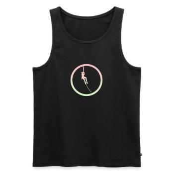 Climbing, Rock Climbing, Rock Climbing, Sportsman - Men's Premium Organic Tank Top - black - Front - Michal (187cm)
