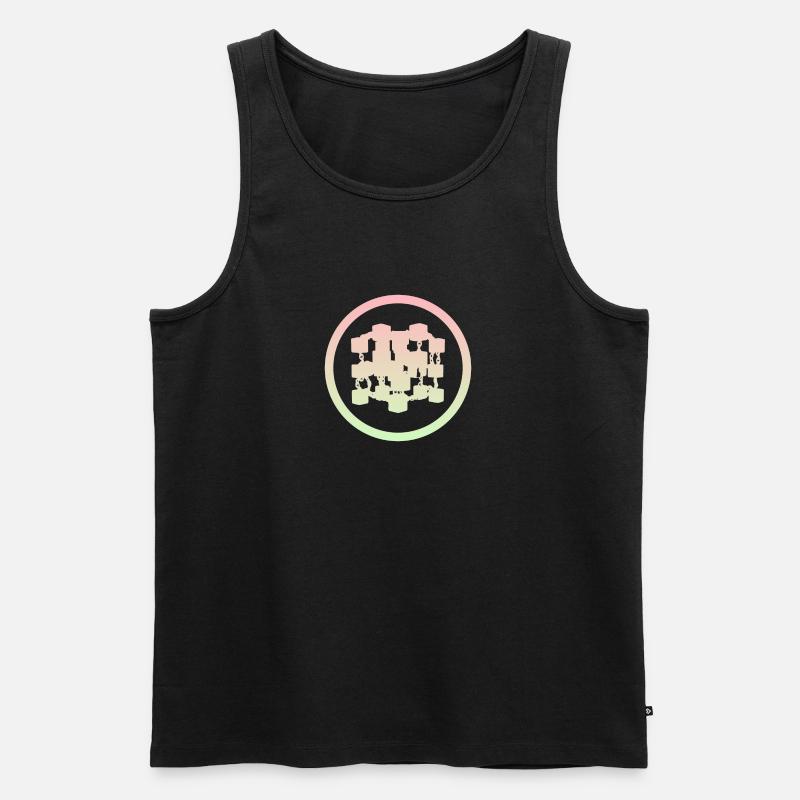 Kryptowährung Blockchain Bitcoin - Männer Premium Bio Tank Top - undefined