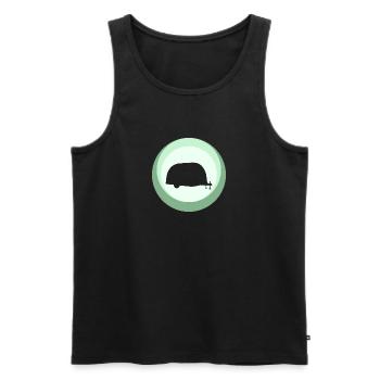 Wohnwagen Camper Caravan - Männer Premium Bio Tank Top - Schwarz - Vorne - Michal (187cm)