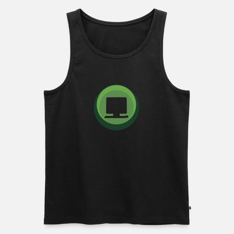 Computer Informatik Computerarbeit - Männer Premium Bio Tank Top - undefined
