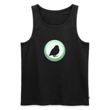 Bird Bird Observation des oiseaux - Débardeur bio Premium Homme - noir - Devant - AI Model Male 178 light (178cm)