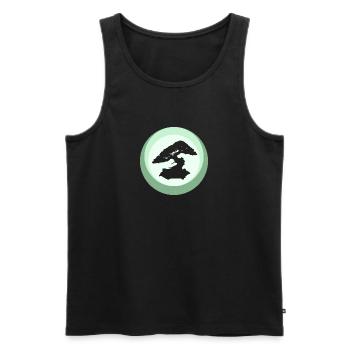 Trees Bonsai Japanese Art - Men's Premium Organic Tank Top - black - Front - AI Model Male 178 light (178cm)