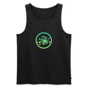 Kryptowährung Blockchain Kryptowährung - Männer Premium Bio Tank Top - Schwarz - Vorne - AI Model Male 178 light (178cm)