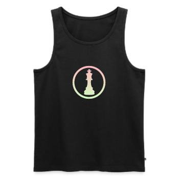 Checkmate Chess Chess - Men's Premium Organic Tank Top - black - Front - AI Model Male 178 light (178cm)