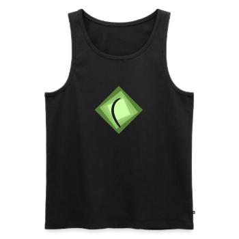 Bumerang Wurfstock Werfen - Männer Premium Bio Tank Top - Schwarz - Vorne - Michal (187cm)