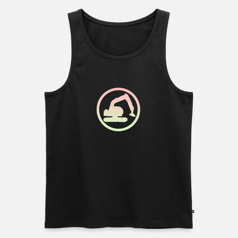 Baggerfahrer Baggerfahrer Baggerfahrerin - Männer Premium Bio Tank Top - undefined