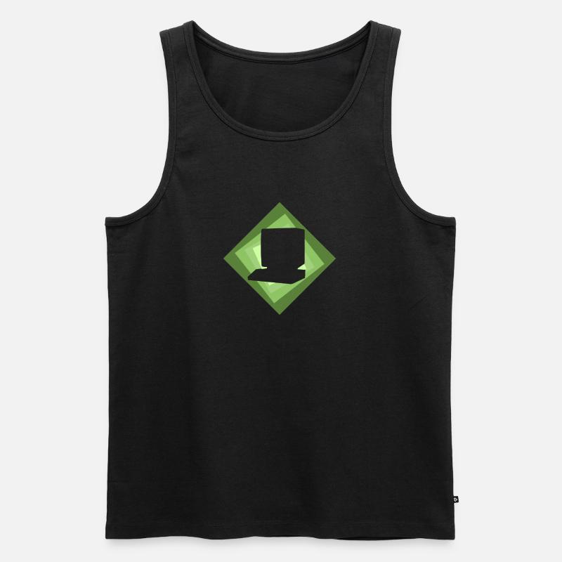 Computer Internet Computerarbeit - Männer Premium Bio Tank Top - undefined