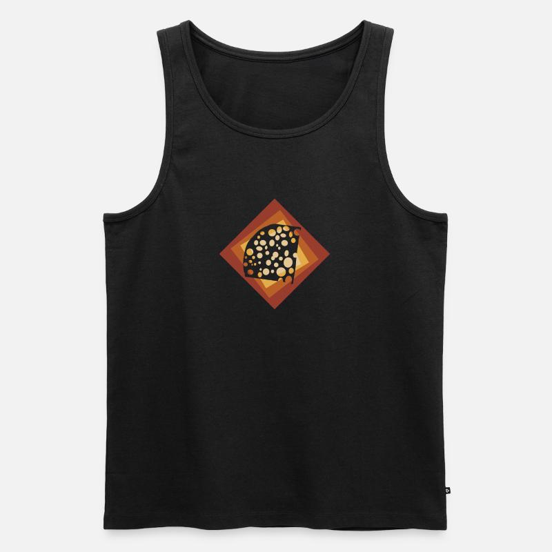 Käse Maus Burger - Männer Premium Bio Tank Top - undefined