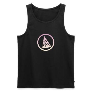 Maus Maus Käse - Männer Premium Bio Tank Top - Schwarz - Vorne - AI Model Male 178 light (178cm)