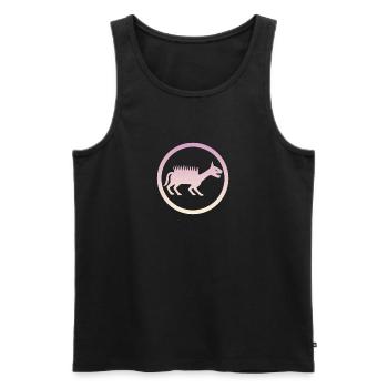 Mythical Creatures Cryptozoology Legend - Men's Premium Organic Tank Top - black - Front - Michal (187cm)