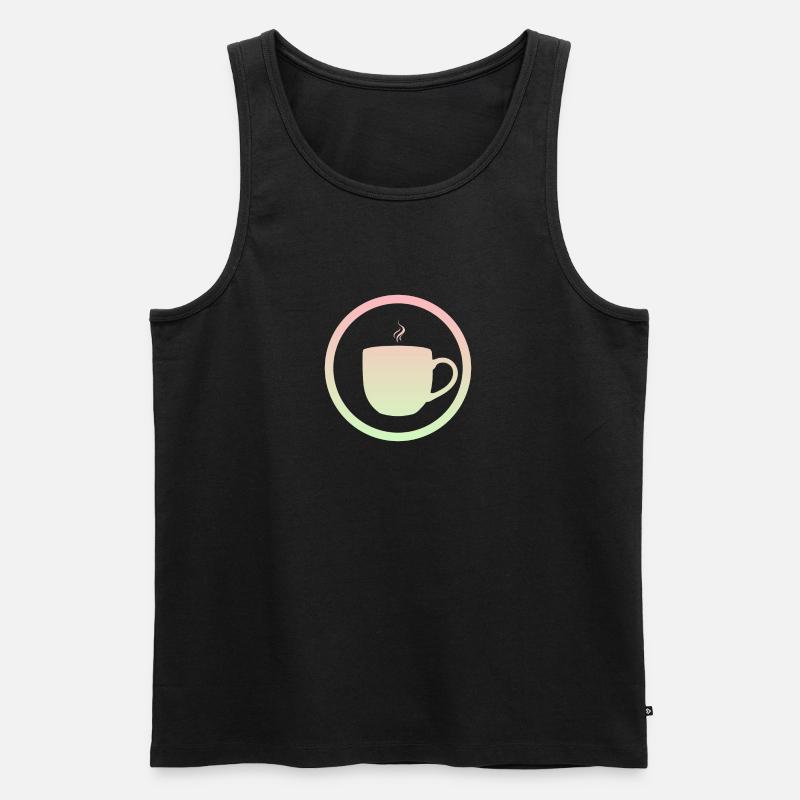 Kaffee Becher Tee - Männer Premium Bio Tank Top - undefined