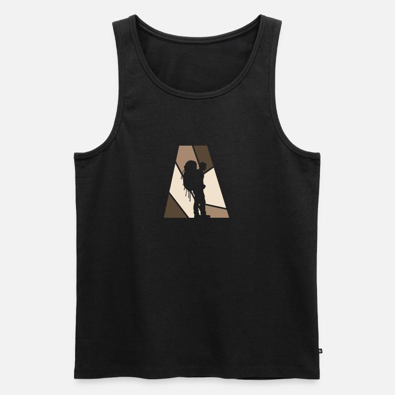 Backpacker Backpacker Hiking - Men's Premium Organic Tank Top - undefined