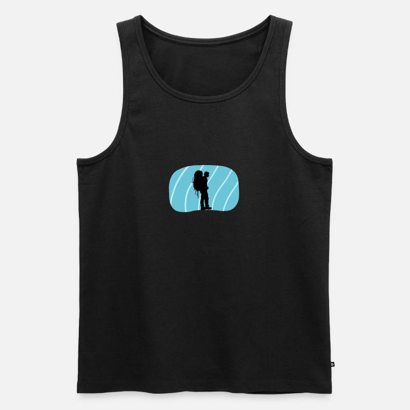 Backpacking Rucksack Backpacker - Männer Premium Bio Tank Top - undefined