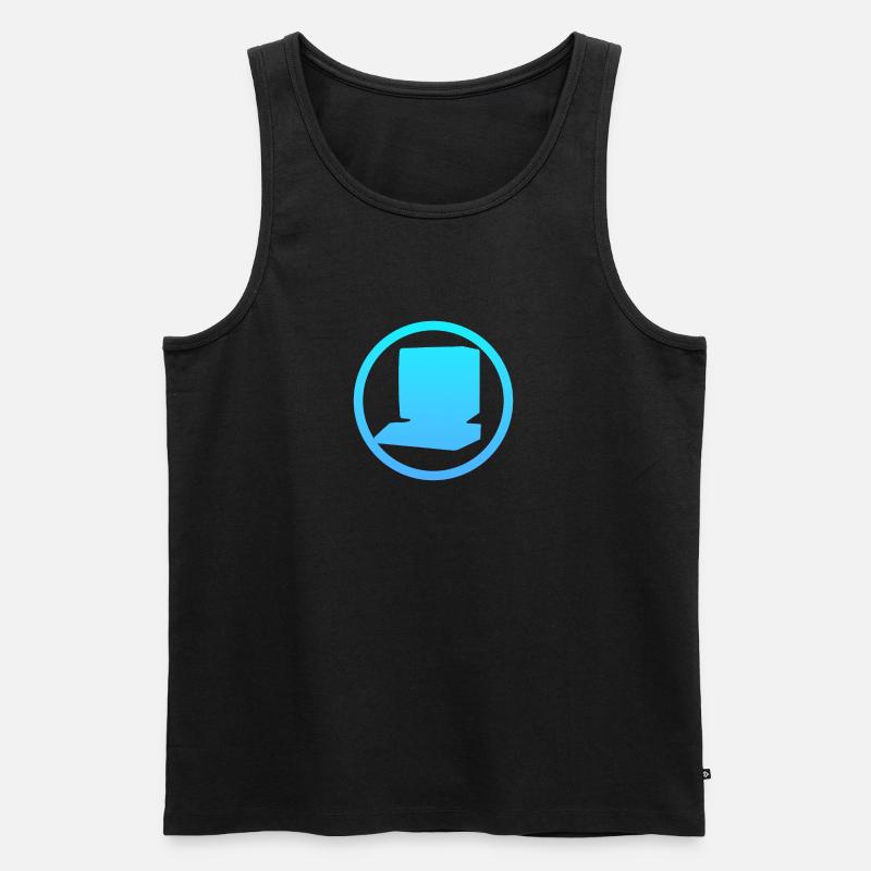 Computerarbeit Computer Online - Männer Premium Bio Tank Top - undefined