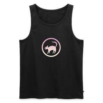 Créatures mythiques Licorne mythique - Débardeur bio Premium Homme - noir - Devant - AI Model Male 178 light (178cm)
