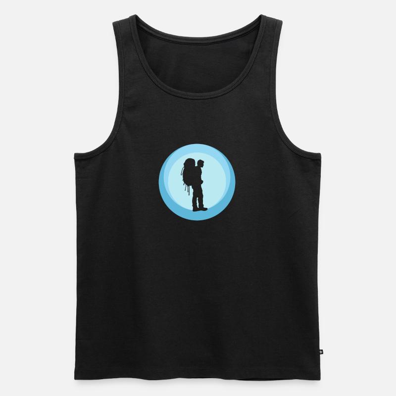 Backpacking Backpacker Backpacking - Men's Premium Organic Tank Top - undefined