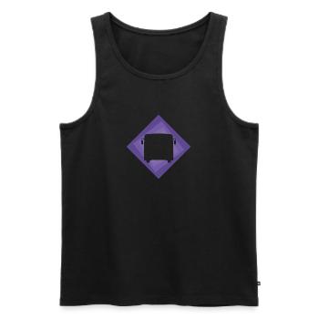 Bus Driver Bus Driving School Bus - Men's Premium Organic Tank Top - black - Front - AI Model Male 178 light (178cm)