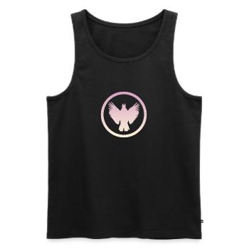 Cacatoès Cacatoès Oiseau - Débardeur bio Premium Homme - noir - Devant - Michal (187cm)