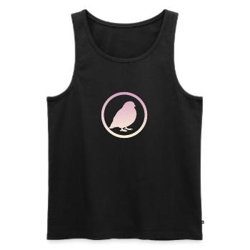 Vogel Vögel Vögel beobachten - Männer Premium Bio Tank Top - Schwarz - Vorne - AI Model Male 178 light (178cm)