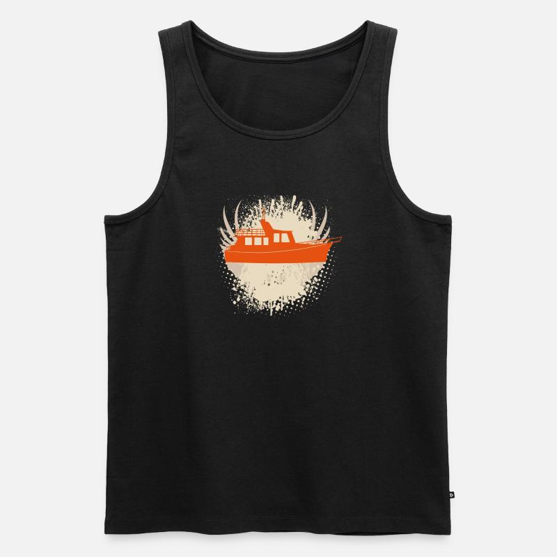 Vector background de - Männer Premium Bio Tank Top - Schwarz