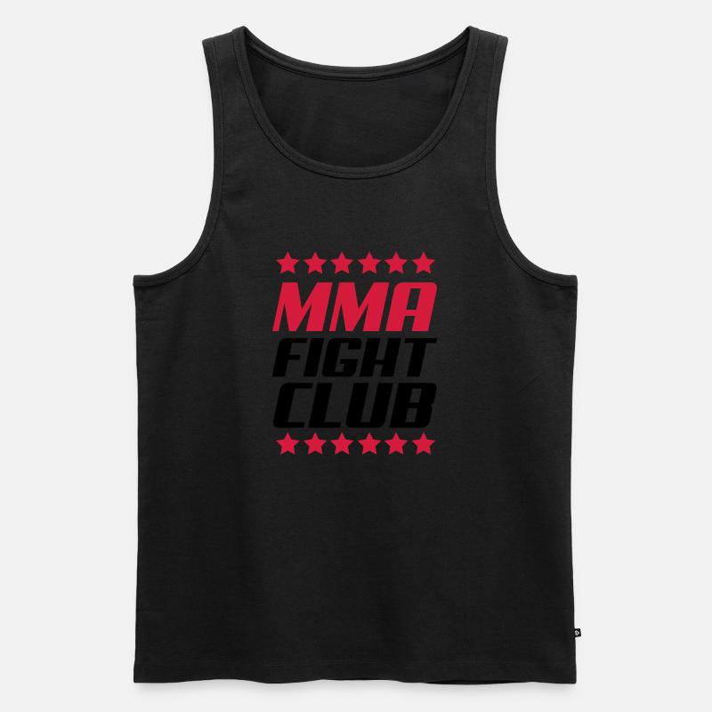 mma02 - Männer Premium Bio Tank Top - Schwarz