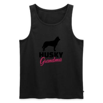 Husky - Männer Premium Bio Tank Top - Schwarz - Vorne - Michal (187cm)