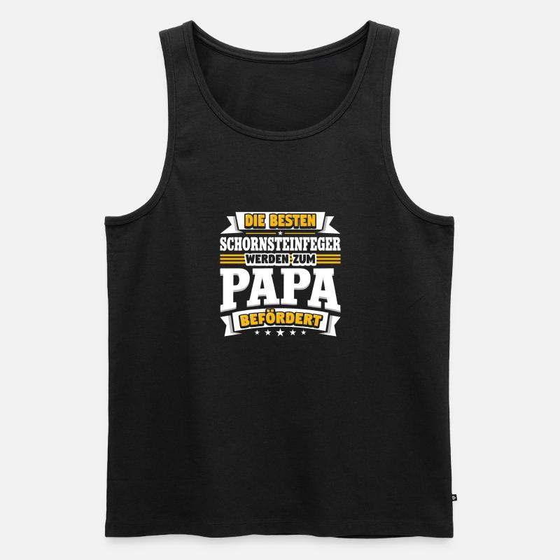 Schornsteinfeger - Männer Premium Bio Tank Top - Schwarz