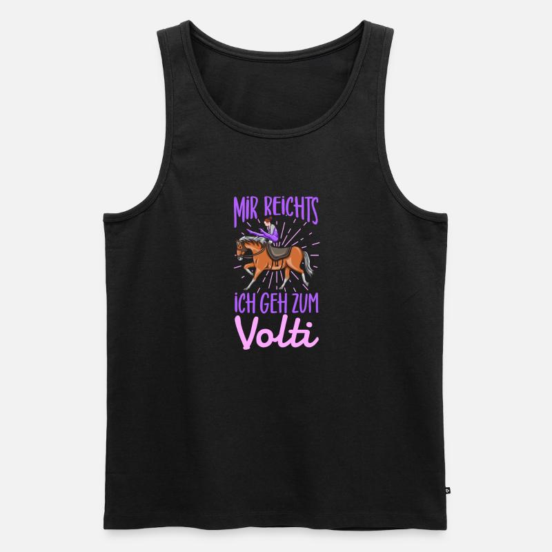 Voltigieren - Männer Premium Bio Tank Top - Schwarz