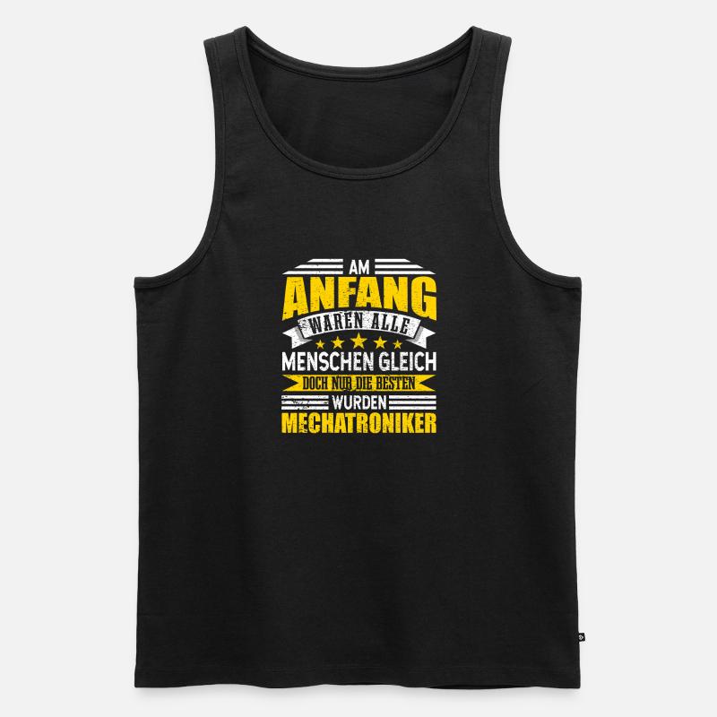 Mechatroniker - Männer Premium Bio Tank Top - Schwarz