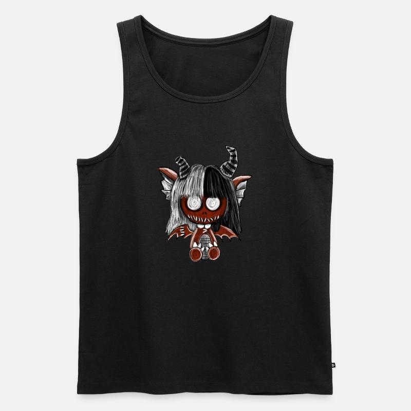 devil - Männer Premium Bio Tank Top - Schwarz