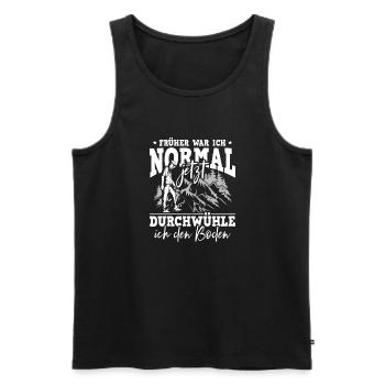 Sondeln Sondel Metalldetektor Schatzsuche - Männer Premium Bio Tank Top - Schwarz - Vorne - Michal (187cm)