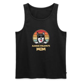 Alaska Malamute Chiens Cadeaux - Débardeur bio Premium Homme - noir - Devant - Michal (187cm)