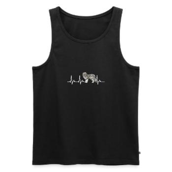 Bearded Collie Gift Chiens - Débardeur bio Premium Homme - noir - Devant - Michal (187cm)