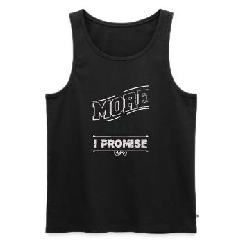 funny sayings golfgift funny bowling golfmom quote - Men's Premium Organic Tank Top - black - Front - AI Model Male 178 light (178cm)