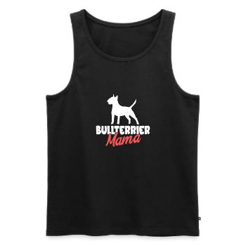 Bull Terrier Chiens cadeaux - Débardeur bio Premium Homme - noir - Devant - Michal (187cm)