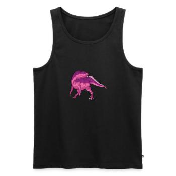 Yinlong Dinosaur Children Dino Gift - Men's Premium Organic Tank Top - black - Front - Michal (187cm)