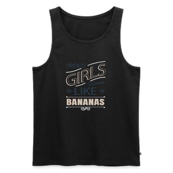 Human Rights Sayings Female Pride Outfits - Men's Premium Organic Tank Top - black - Front - AI Model Male 178 light (178cm)