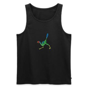 xxx Dinosaur Kids Dino Cadeau - Débardeur bio Premium Homme - noir - Devant - Michal (187cm)