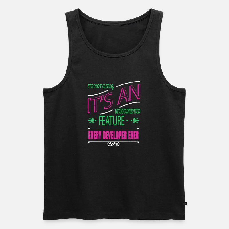 gift idea statement - Männer Premium Bio Tank Top - Schwarz