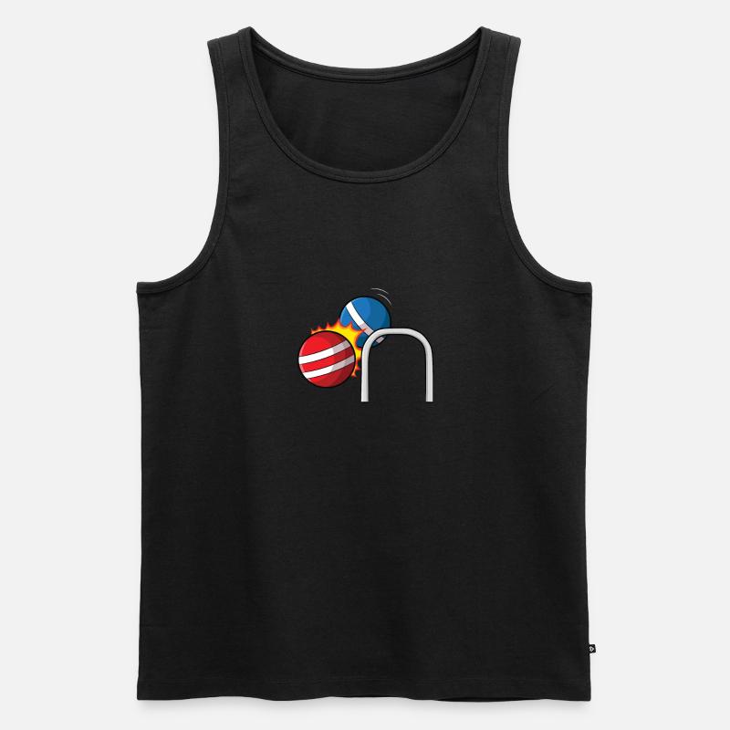 Croquet - Männer Premium Bio Tank Top - Schwarz