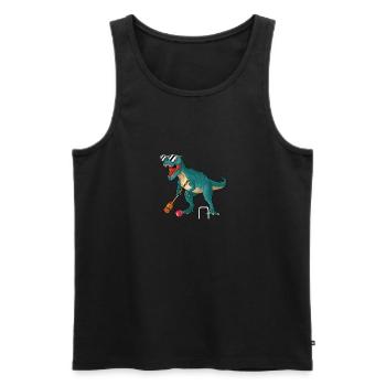 Croquet - Männer Premium Bio Tank Top - Schwarz - Vorne - AI Model Male 178 light (178cm)