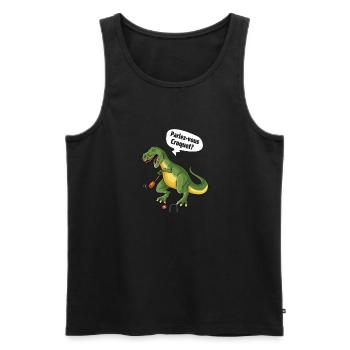Croquet - Männer Premium Bio Tank Top - Schwarz - Vorne - AI Model Male 178 light (178cm)