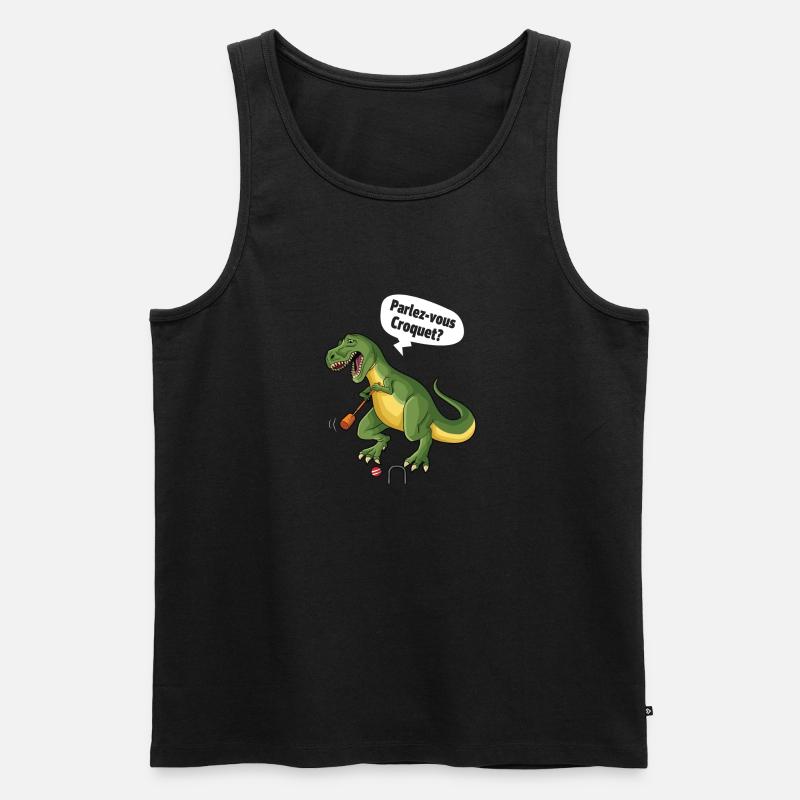 Croquet - Männer Premium Bio Tank Top - Schwarz