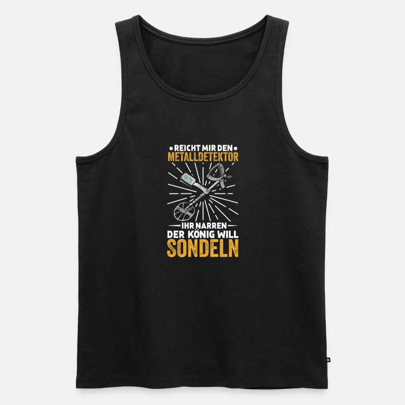 Sondeln - Männer Premium Bio Tank Top - Schwarz