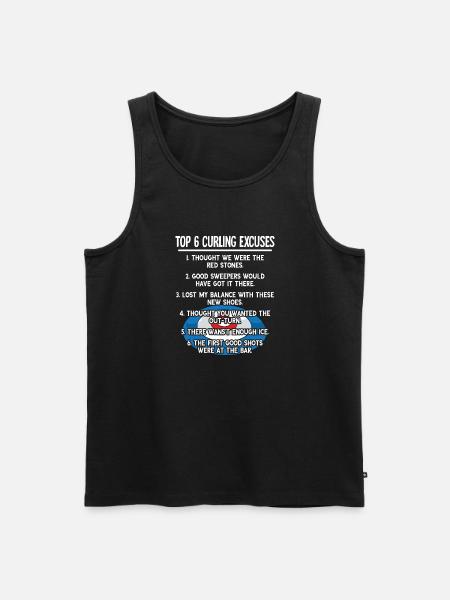 Locken - Männer Premium Bio Tank Top - Schwarz