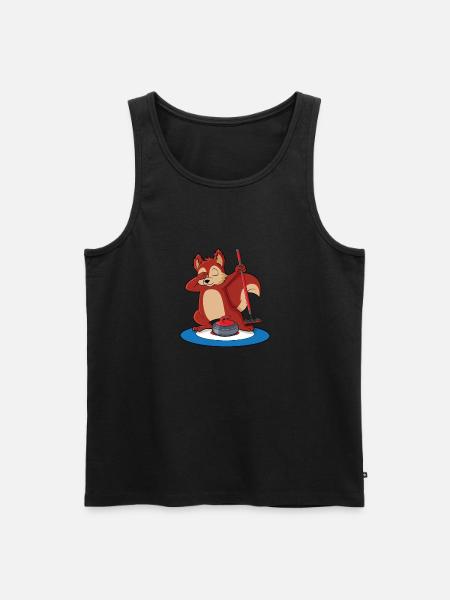 Locken - Männer Premium Bio Tank Top - Schwarz