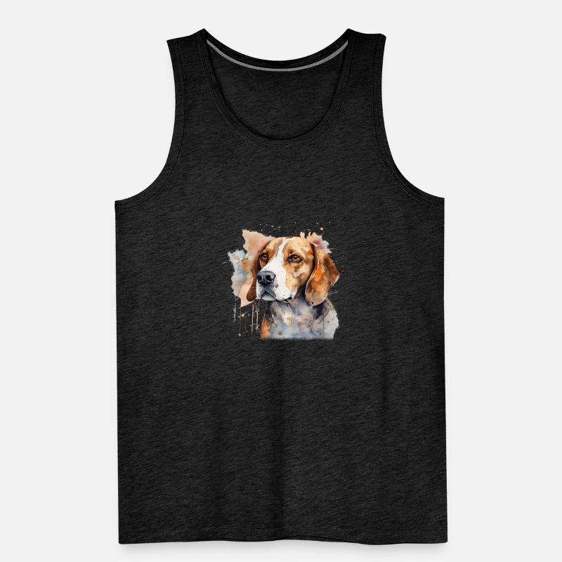Beagle Männer Premium Bio Tank Top