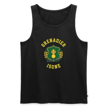 Grenadier - Débardeur bio Premium Homme - noir - Devant - Michal (187cm)